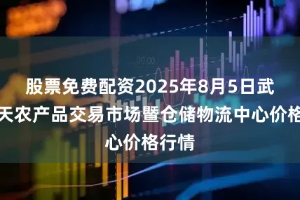 股票免费配资2025年8月5日武威昊天农产品交易市场暨仓储物流中心价格行情